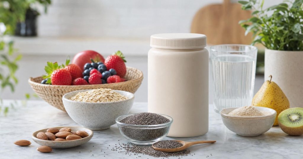 Fiber Supplements on Ozempic: What Actually Helps vs What to Skip — SemaLiving editorial image